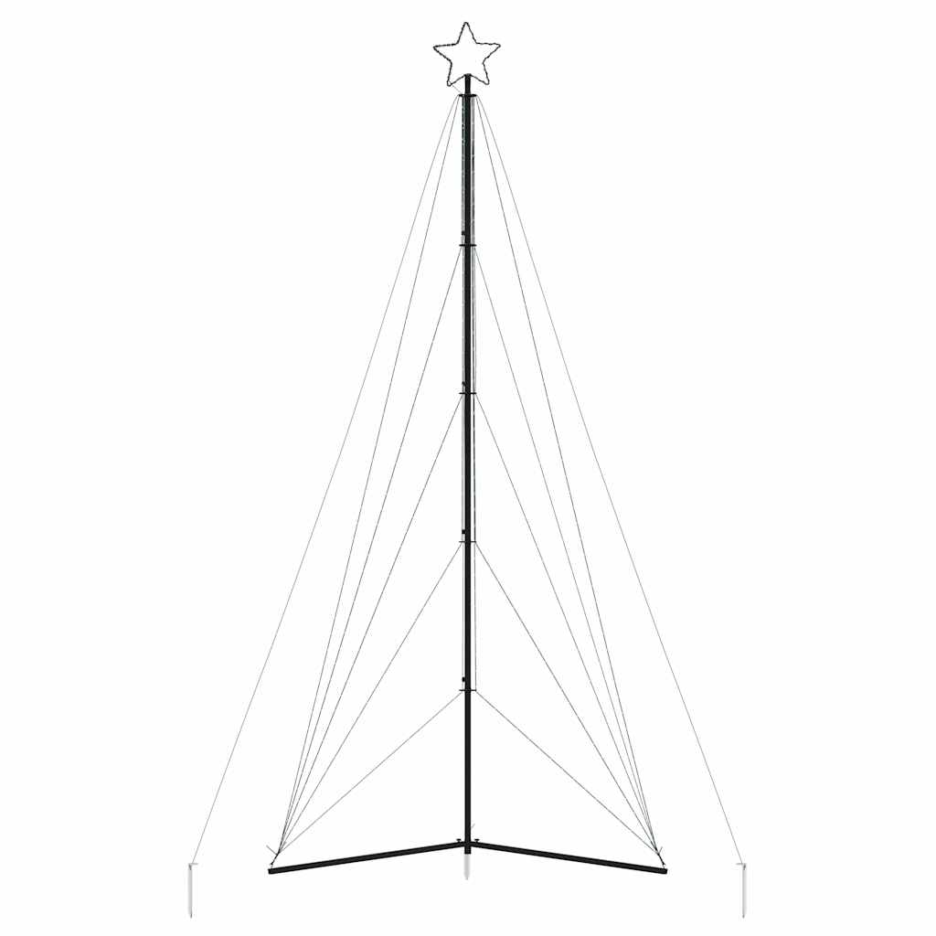 LED julgran 615 LEDs kallvit 404,5 cm