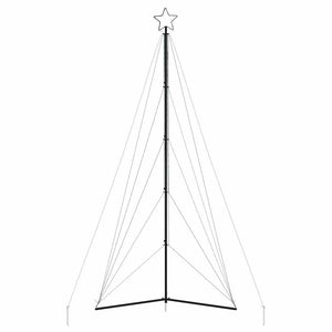 LED julgran 615 LEDs kallvit 404,5 cm