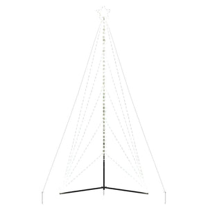 LED julgran 615 LEDs kallvit 404,5 cm