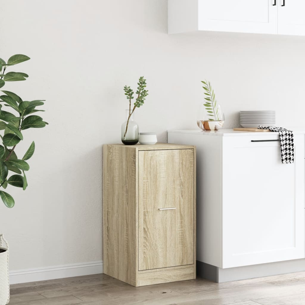 Apoteksskåp sonoma-ek 40x41x77,5 cm konstruerat trä