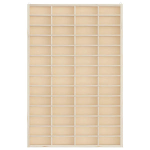 Trämonter för samlarobjekt med 56 fack 40x4,5x60cm