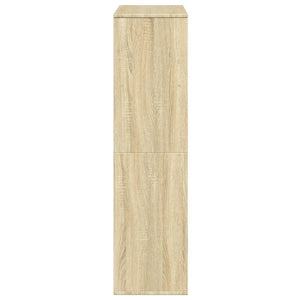 Bokhylla sonoma-ek 100x33x125,5 cm konstruerat trä