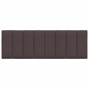 Headboard Cushion "Hanko" Dark Brown 120 cm Fabric