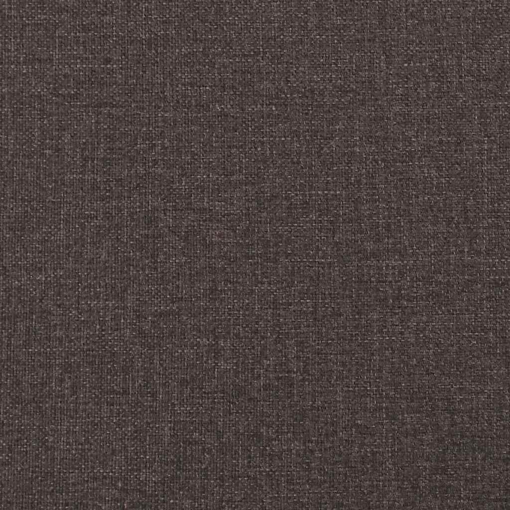 Headboard Cushion "Hanko" Dark Brown 120 cm Fabric