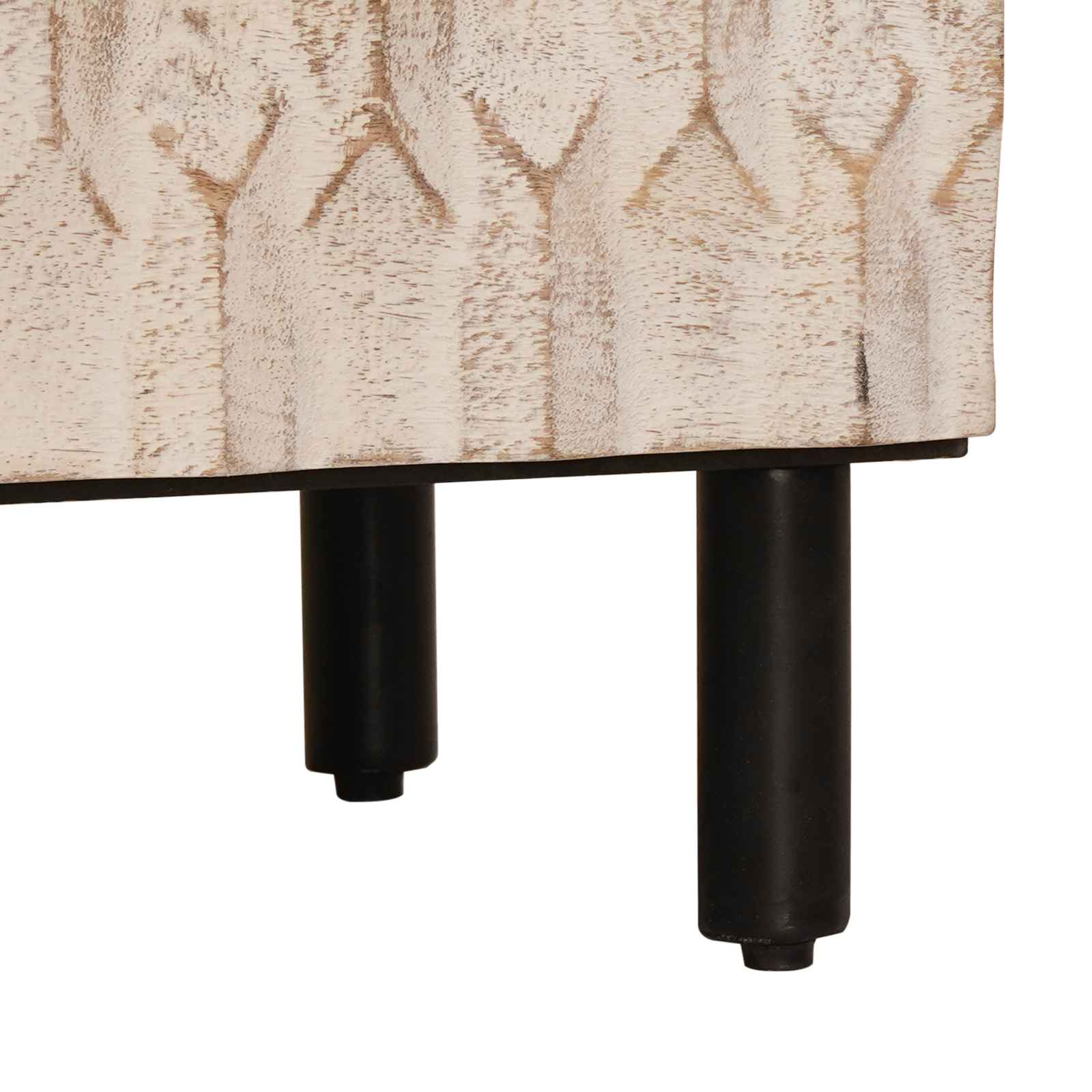 Sideboard 2 pcs Vit Tvätt Finish 60 x 33 x 75 cm