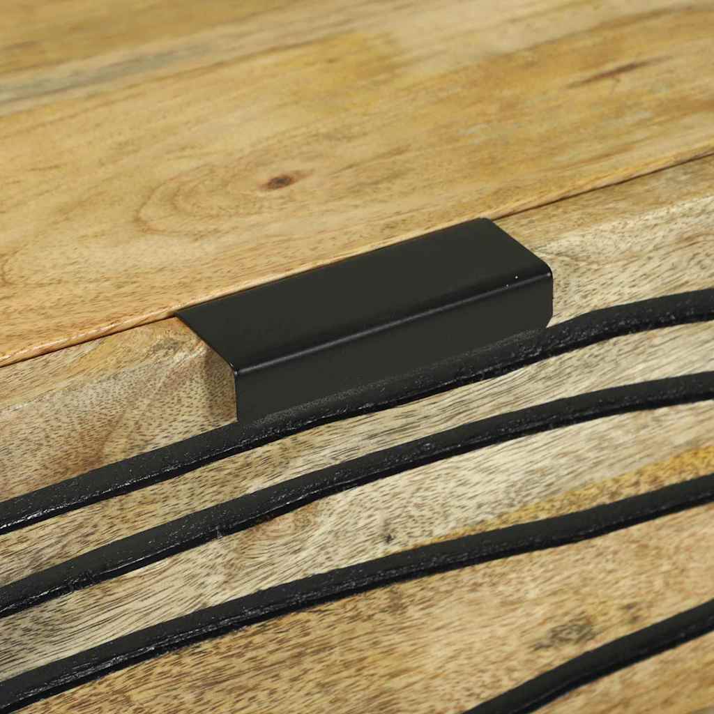 Badrumsmöbelset med låda med hylla 3 pcs Brun Konstruerat trä