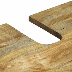 Badrumsmöbelset med låda med hylla 3 pcs Brun Konstruerat trä