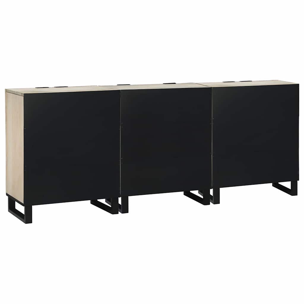 Badrumsmöbelset med låda med hylla 3 pcs Vit Konstruerat trä