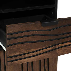 Badrumsmöbelset med låda 3 pcs Valnöt Brun Konstruerat trä