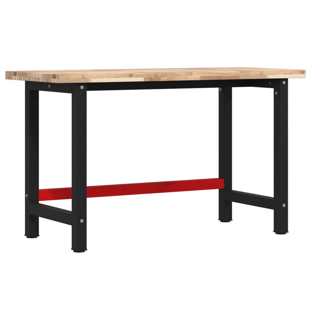 Arbetsbänk 140x60x83 cm massiv akacia rektangulär