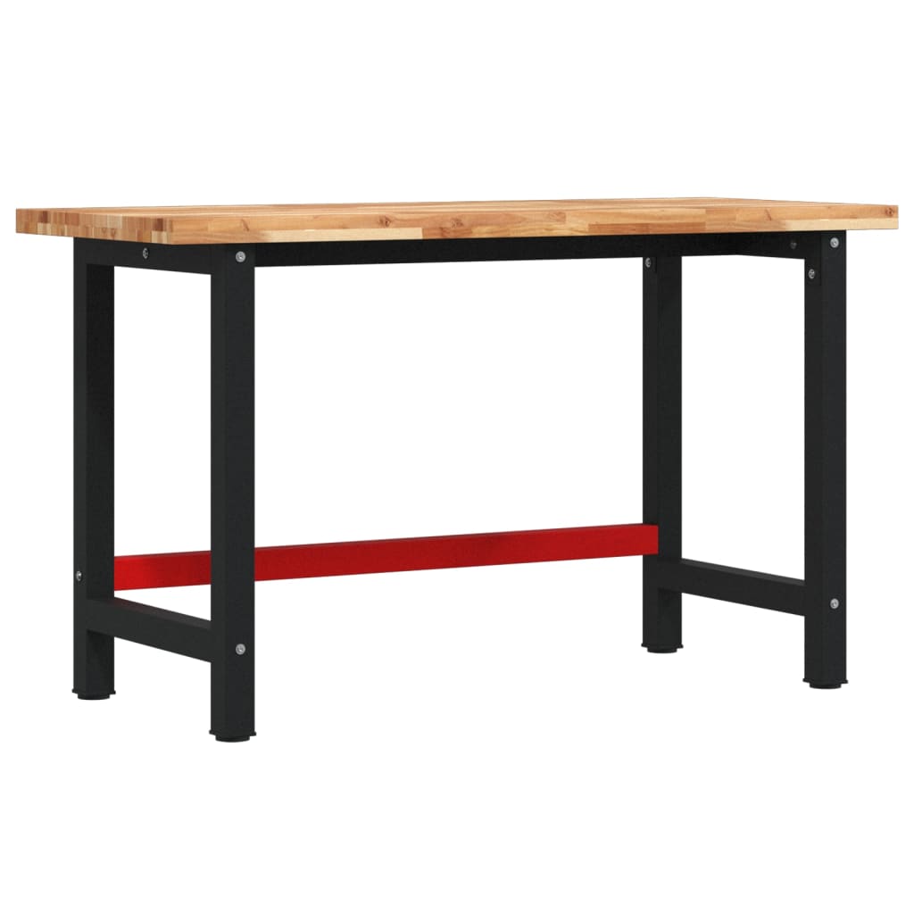 Arbetsbänk 140x60x83 cm massiv akacia rektangulär