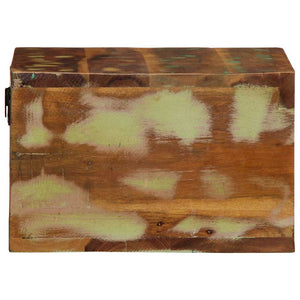 Väggmonterad TV-bänk 40x30x19 cm massivt återvunnet trä