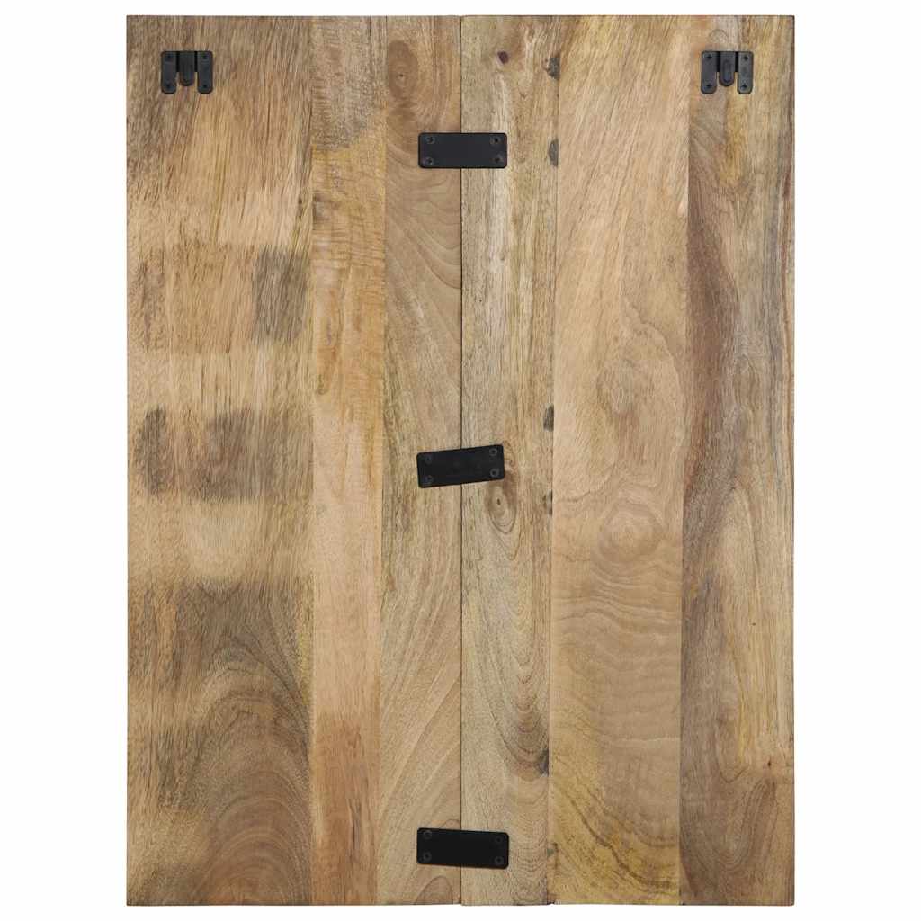 Sängbord 60x32x80 cm massivt grovt mangoträ