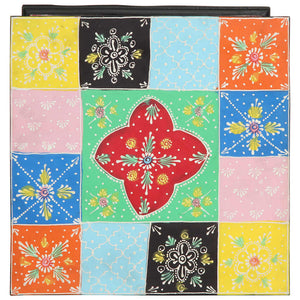 Lådans skåp Flerfärgsdesign 40 x 40 x 60 cm Massivt mangoträ