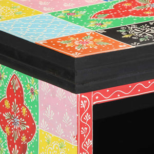 TV-skåp Flerfärgsdesign 80 x 30 x 22 cm Konstruerat trä