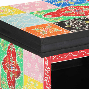 TV-skåp Flerfärgsdesign 100 x 30 x 22 cm Konstruerat trä