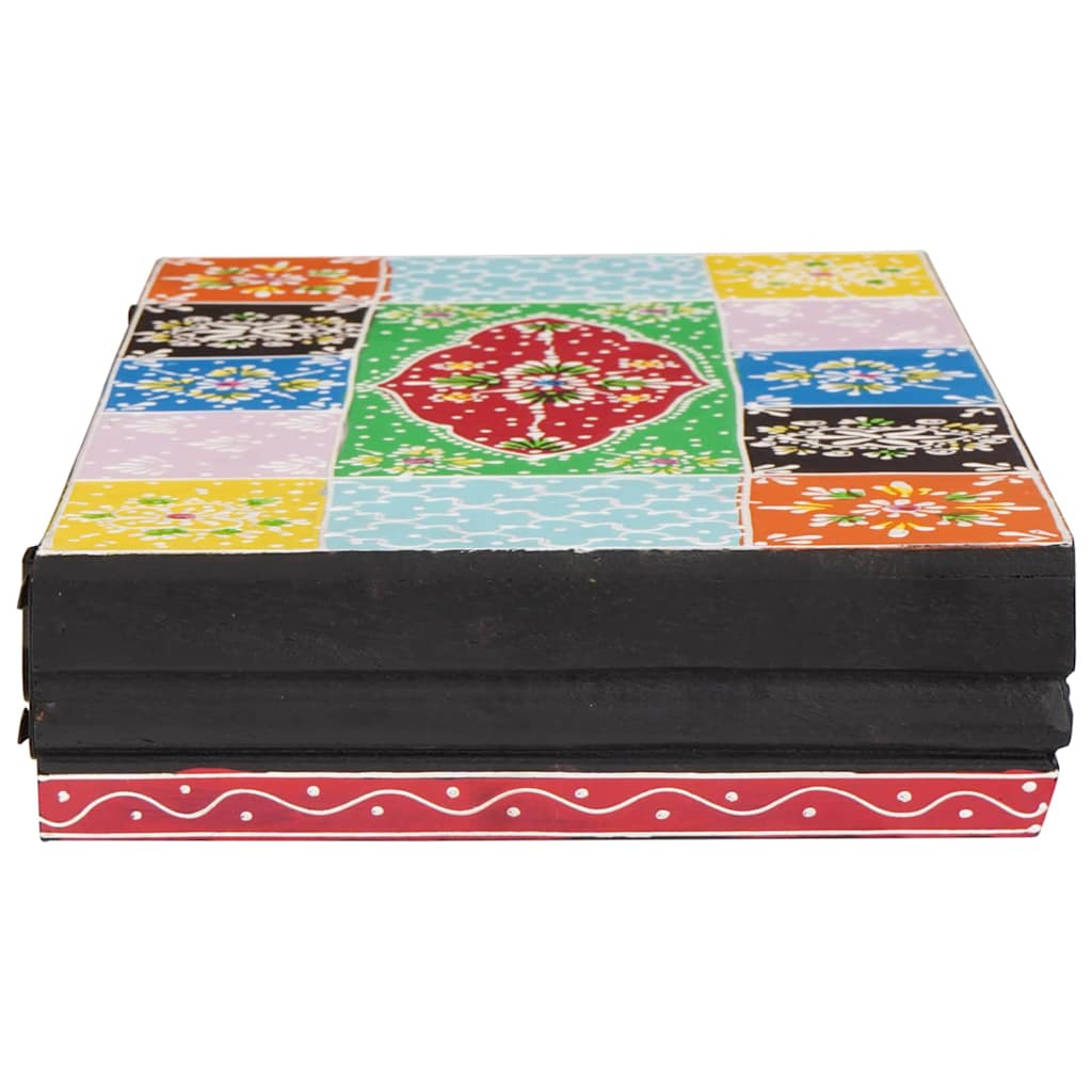 Vägg hyllor Flerfärgsdesign 40 x 20 x 6 cm Massivt mangoträ