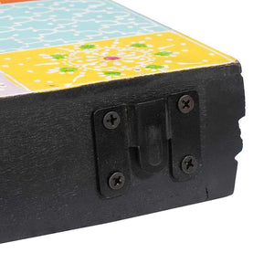 Vägg hyllor Flerfärgsdesign 60 x 20 x 6 cm Massivt mangoträ