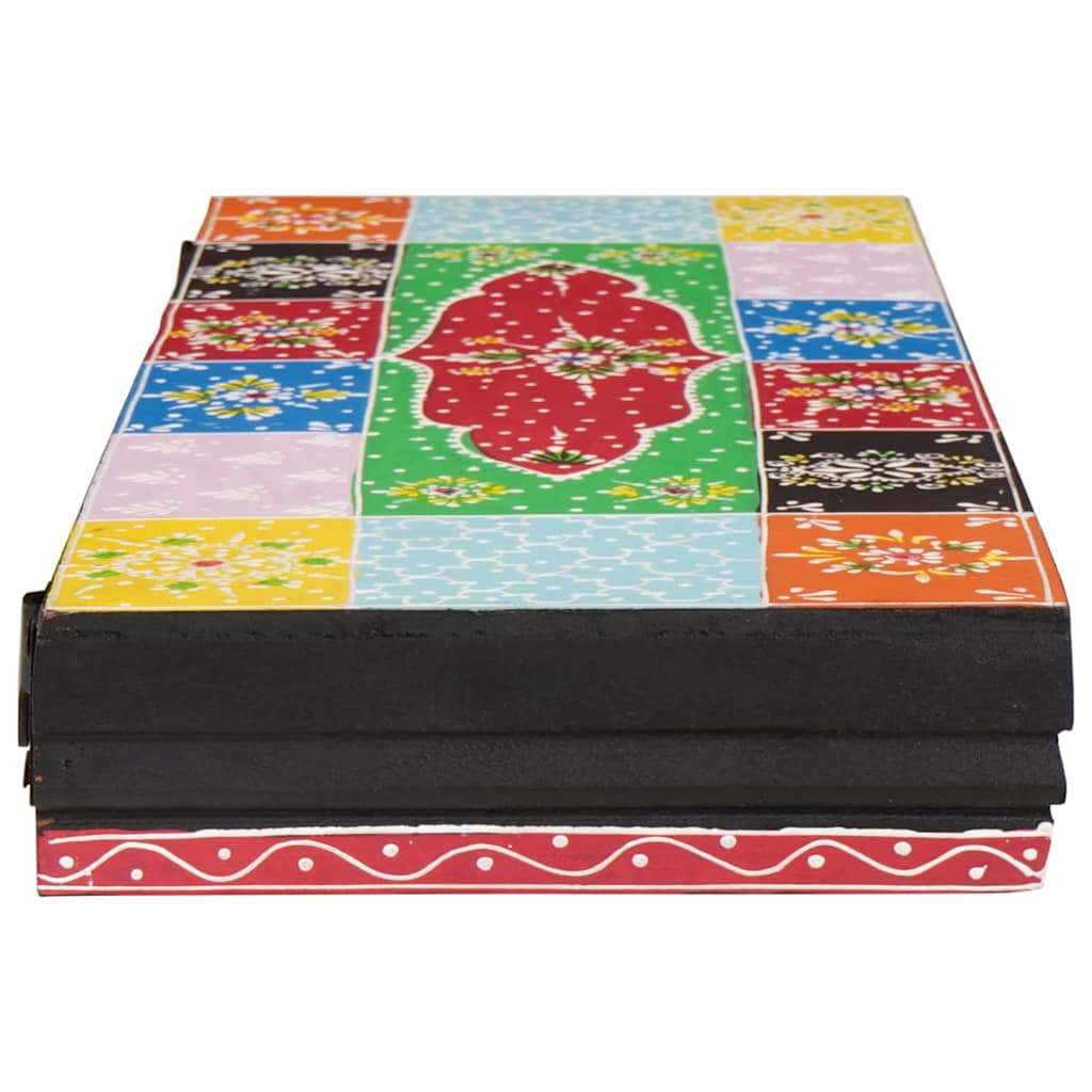 Vägg hyllor Flerfärgsdesign 60 x 20 x 6 cm Massivt mangoträ