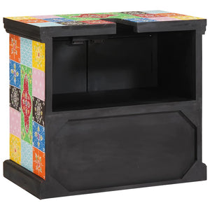 Diskbänksskåp med lagring Brun 60 x 35 x 55 cm Massivt mangoträ