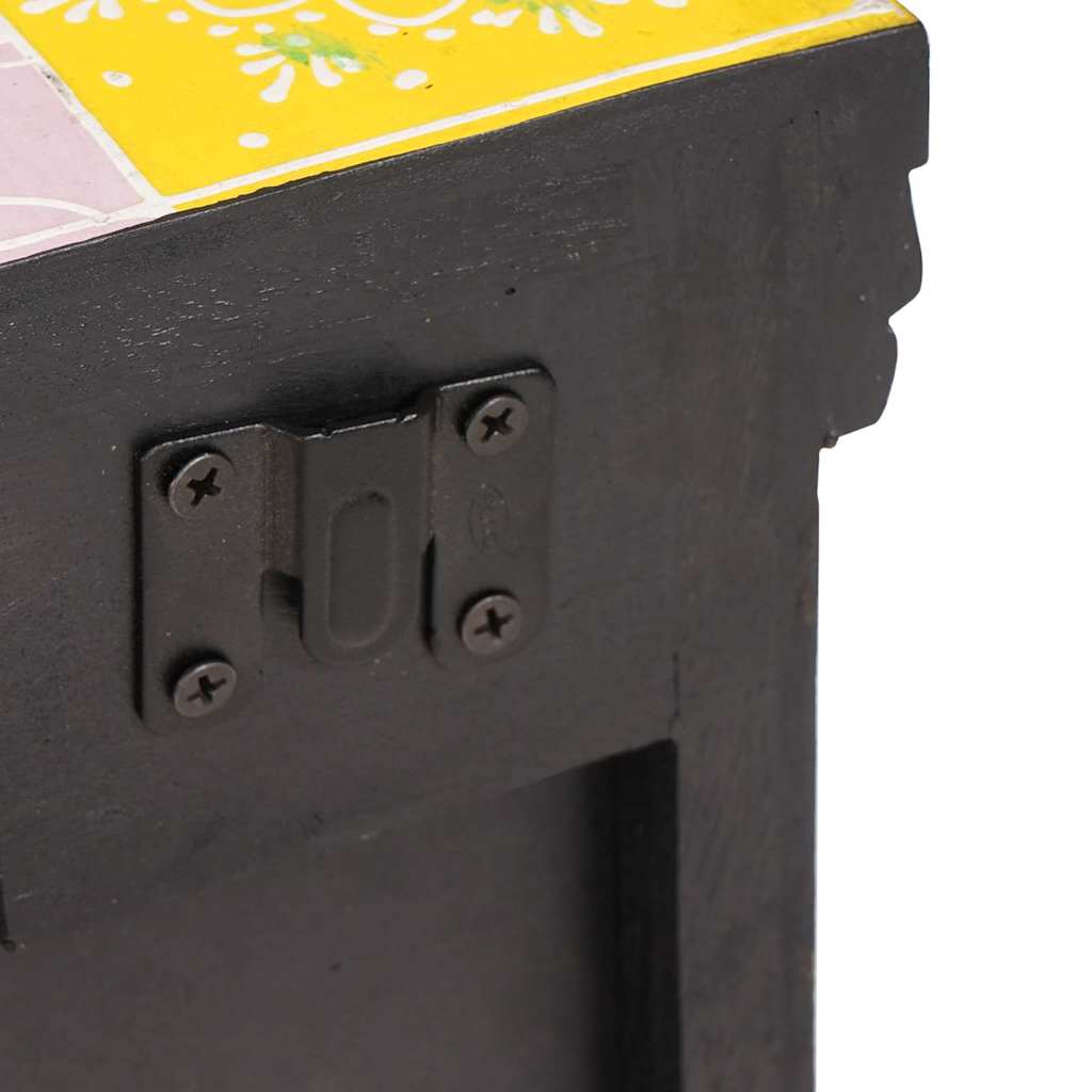 Nattduksbord med låda 2 pcs Flerfärgsdesign 40 x 30 x 40 cm