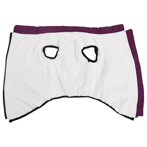 Hundtäcke med sele vattentät lila reflex L68
