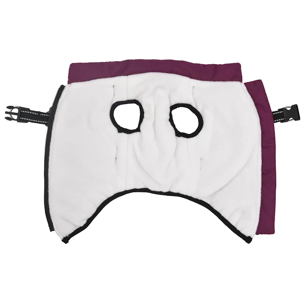 Hundtäcke med sele vattentät lila reflex L28