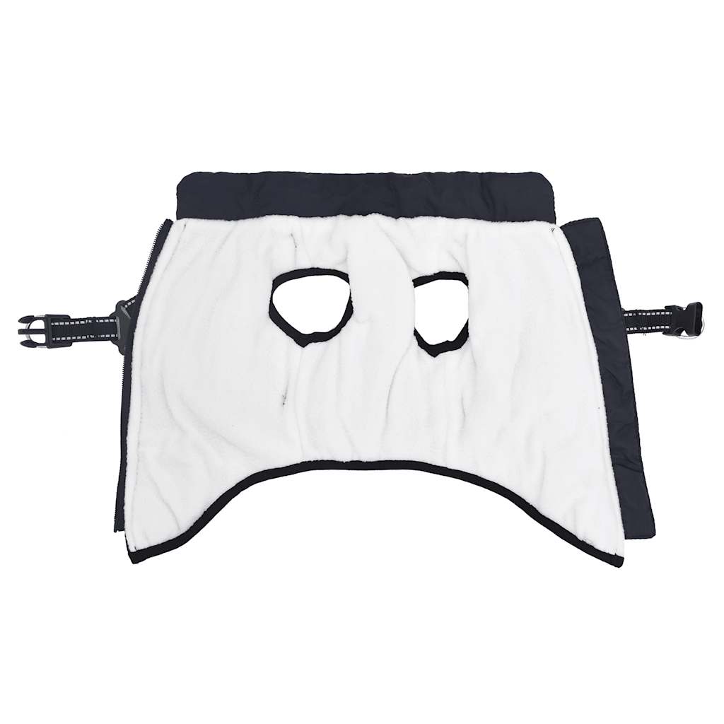 Hundtäcke med sele vattentät reflex marinblå L36