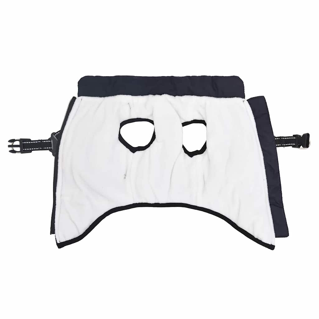 Hundtäcke med sele vattentät reflex marinblå L40