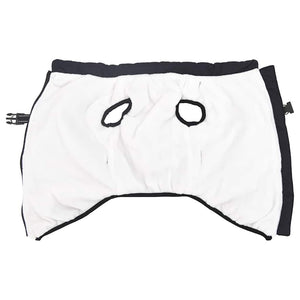 Hundtäcke med sele vattentät reflex marinblå L44