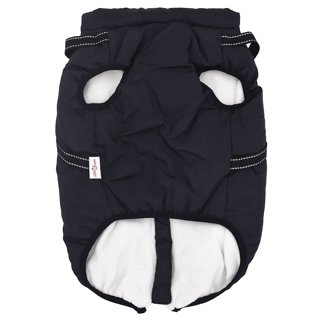 Hundtäcke med sele vattentät reflex marinblå L44