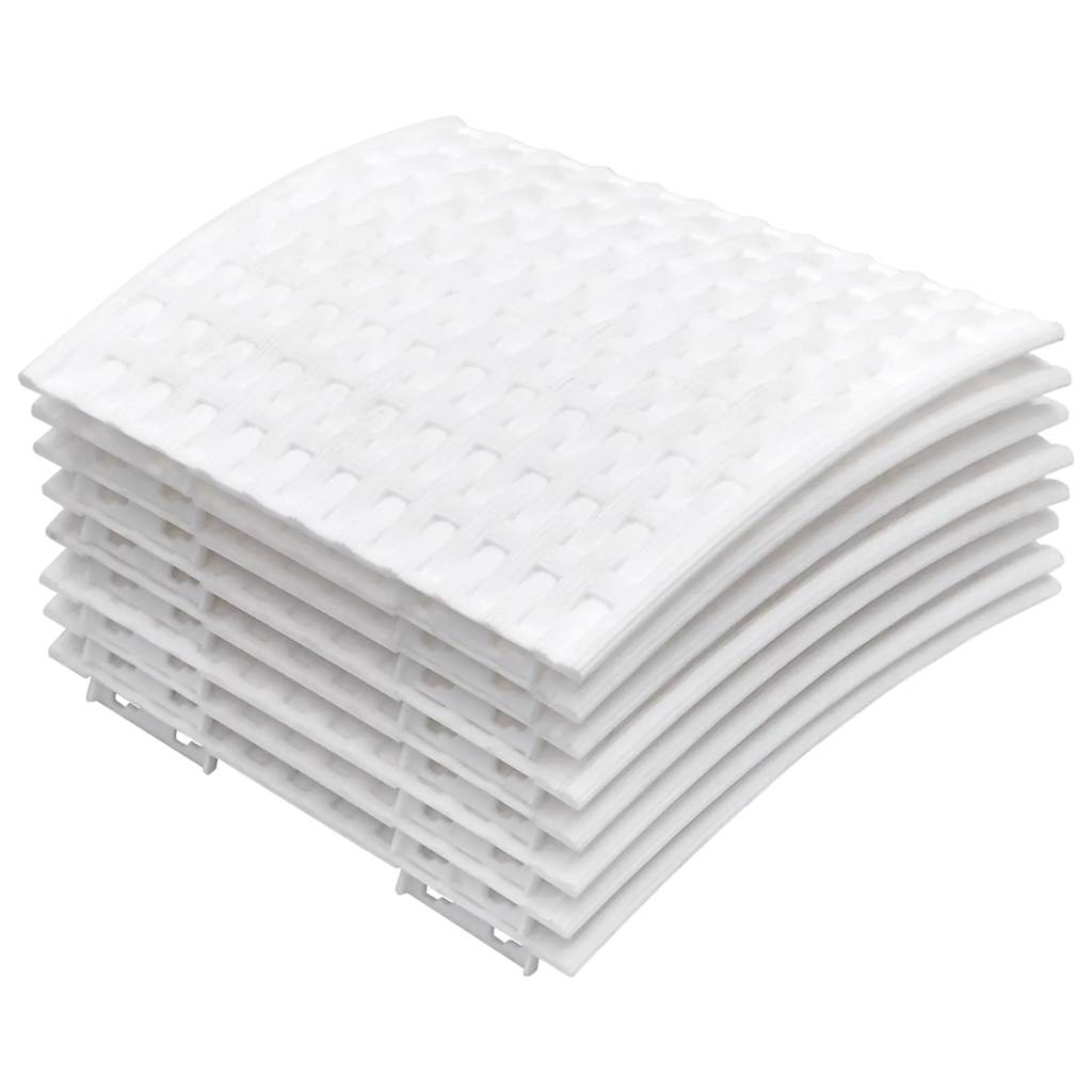 Julgranskrage vit Ø65x23 cm plast