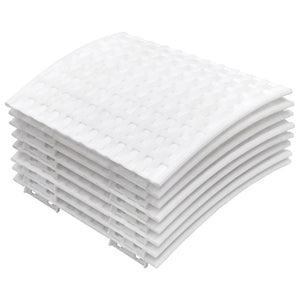 Julgranskrage vit Ø65x23 cm plast