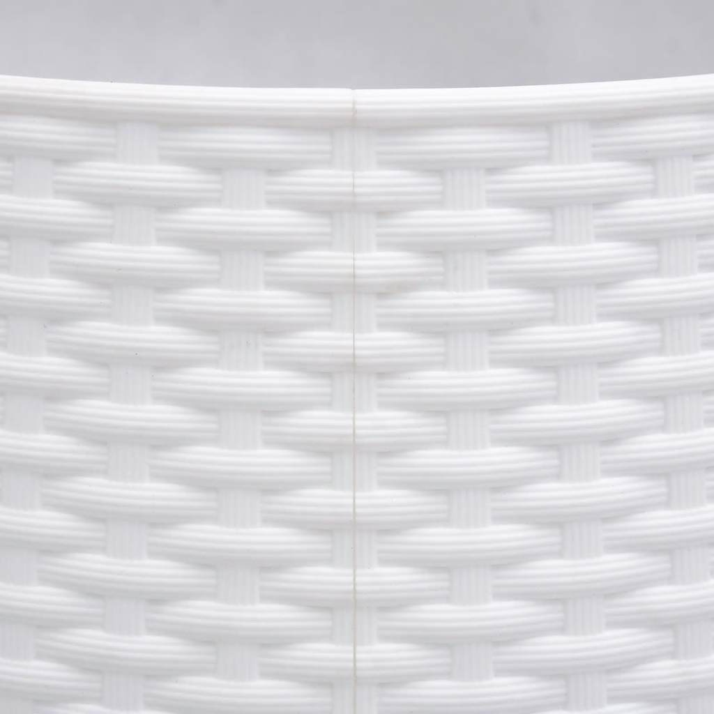 Julgranskrage vit Ø65x23 cm plast