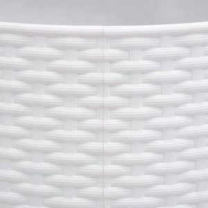 Julgranskrage vit Ø65x23 cm plast