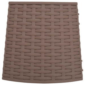 Julgranskrage brun Ø65x23 cm plast