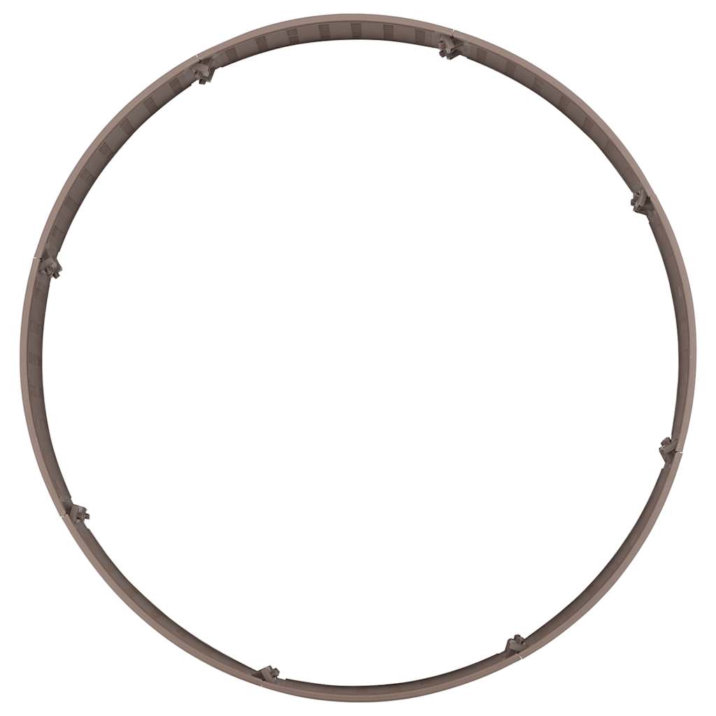 Julgranskrage brun Ø65x23 cm plast