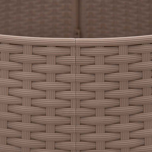 Julgranskrage brun Ø65x23 cm plast