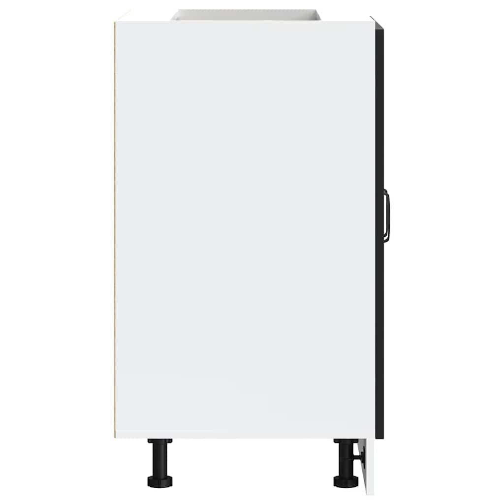 Diskbänk underskåp Kalmar svart 60x46x81,5 cm konstruerat trä