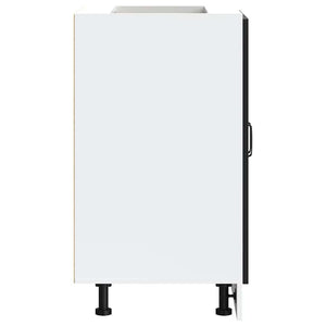 Diskbänk underskåp Kalmar svart 60x46x81,5 cm konstruerat trä