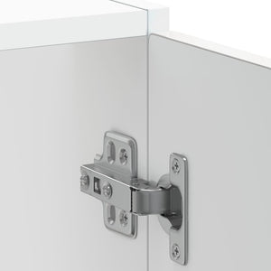 Diskbänk underskåp högglans vit 60x46x81,5 cm konstruerat trä