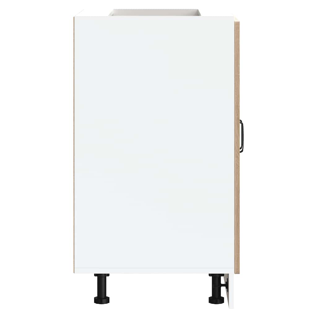 Diskbänk underskåp sonoma-ek 60x46x81,5 cm konstruerat trä