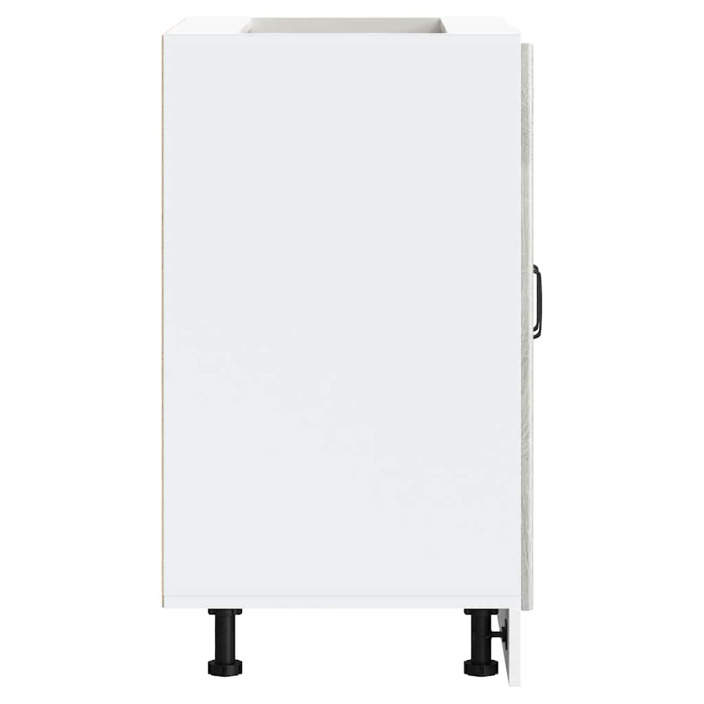 Diskbänk underskåp betonggrå 60x46x81,5 cm konstruerat trä