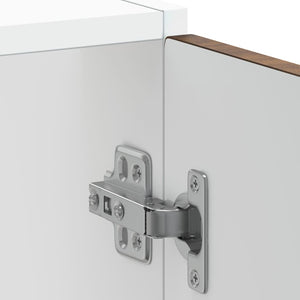 Diskbänk underskåp rökfärgad ek 60x46x81,5 cm konstruerat trä