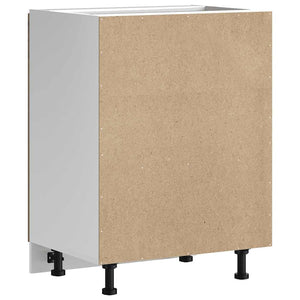 Diskbänk underskåp åldrat trä 60x46x81,5 cm konstruerat trä