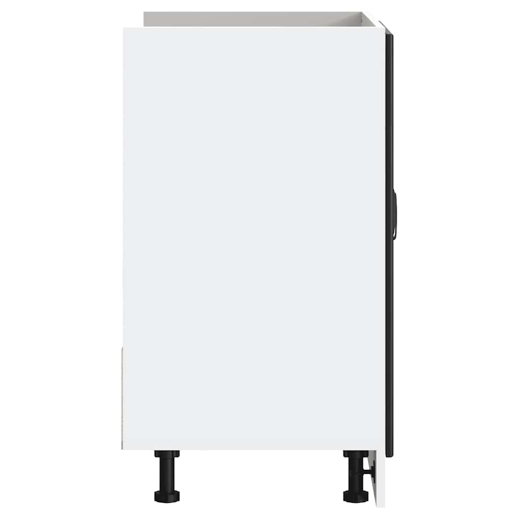 Diskbänk underskåp Kalmar svart 80x46x81,5 cm konstruerat trä