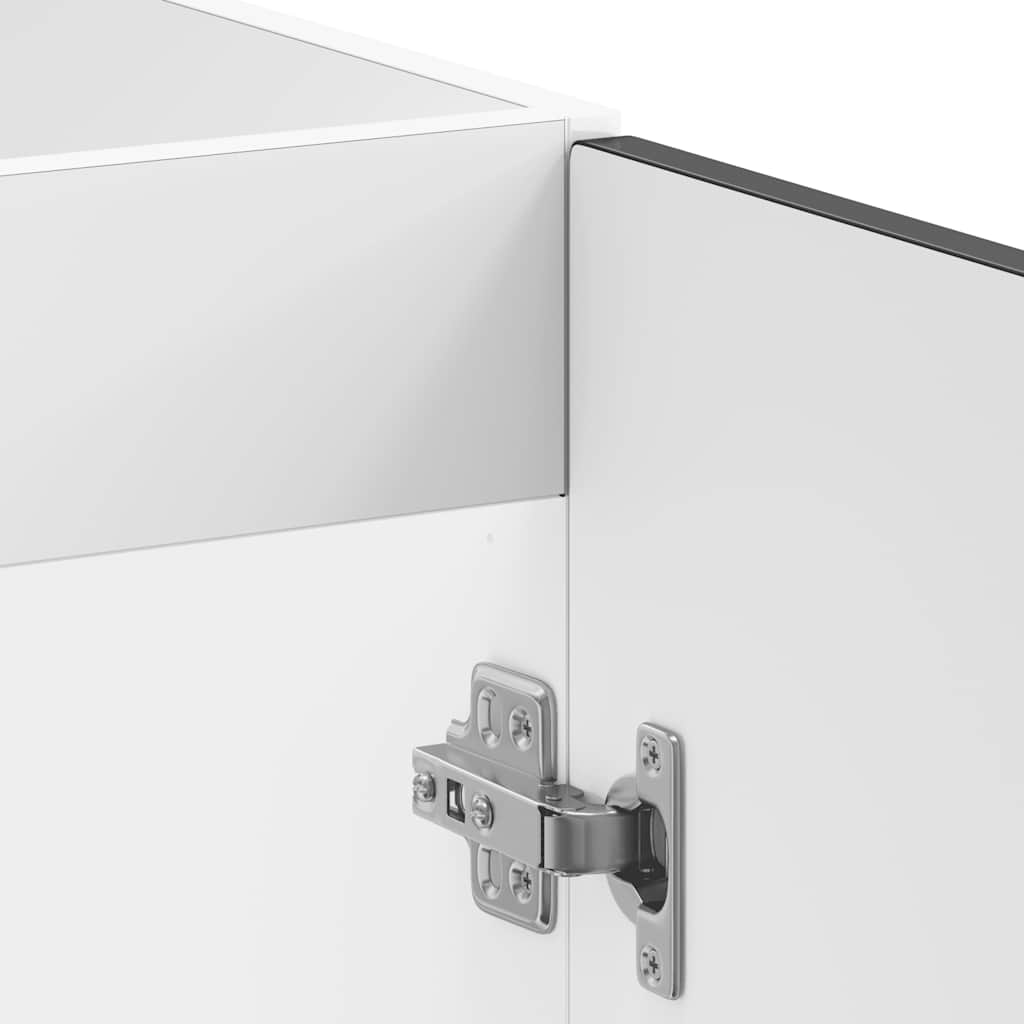 Diskbänk underskåp Kalmar svart 80x46x81,5 cm konstruerat trä