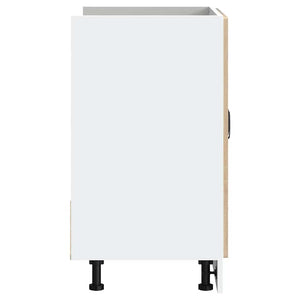 Diskbänk underskåp sonoma-ek 80x46x81,5 cm konstruerat trä