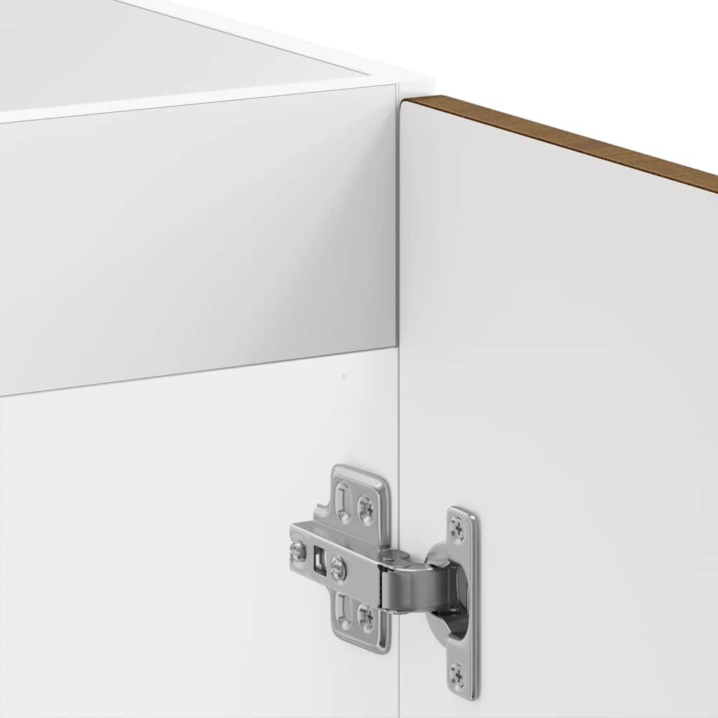 Diskbänk underskåp Kalmar brun ek 80x46x81,5 cm konstruerat trä