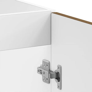 Diskbänk underskåp Kalmar brun ek 80x46x81,5 cm konstruerat trä